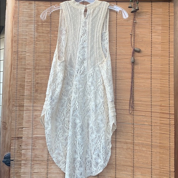 Free People Maisie lace tunic racer halter boho - Picture 4 of 8